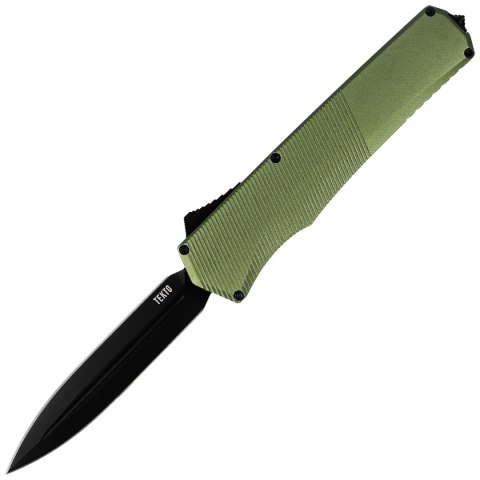 Nóż automatyczny OTF Tekto A5 Spry D/E OD Green Aluminium, Black CPM S35VN Tekto Knives