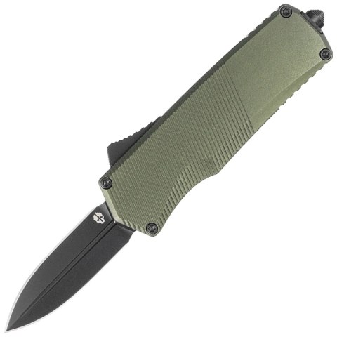 Nóż automatyczny OTF Tekto A5 Spry Mini D/E OD Green Aluminium, Black CPM S35VN Tekto Knives