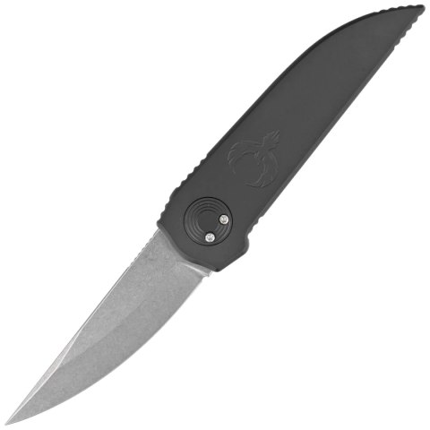 Nóż grawitacyjny Paragon Phoenix Black Aluminium, Satin CPM S35VN (PHOENIX-CB-S) Paragon Knives by Asheville Steel