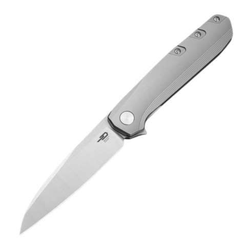 Nóż składany Bestech 9 Bead Blasted Titanium, Satin M390 by BrrKnives (BT2408A) Bestech Knives