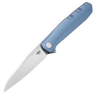 Nóż składany Bestech 9 Blue Titanium, Satin by hand M390 by BrrKnives (BT2408C) Bestech Knives