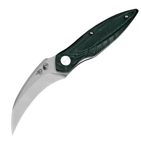 Nóż składany Bestech Mantidae Green Micarta, Satin / Stonewashed 14C28N by Lucas (BG60E) Bestech Knives