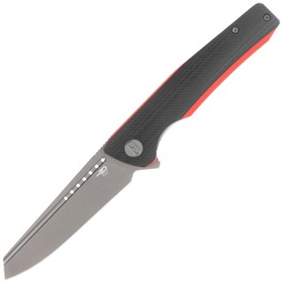 Nóż składany Bestech Slyther Black/Red G10, Grey Titanized 14C28N (BG51C) Bestech Knives