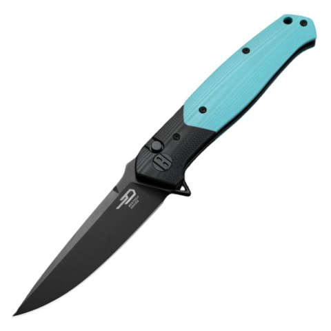 Nóż składany Bestech Swordfish Black/Light Blue G10, Black PVD 14C28N (BG62E) Bestech Knives