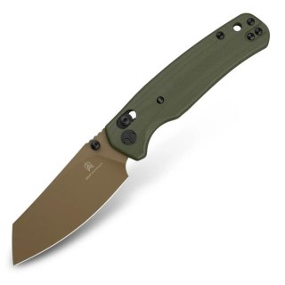 Nóż składany Bestechman Cicada's Wing OD Green G10, Gold 10Cr15MoV (BMK06C) Bestechman by Bestech Knives