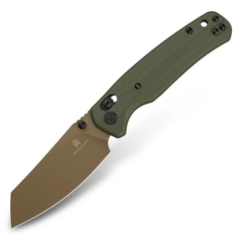 Nóż składany Bestechman Cicada's Wing OD Green G10, Gold 10Cr15MoV (BMK06C) Bestechman by Bestech Knives