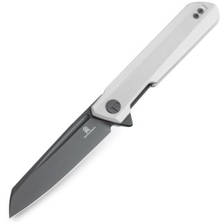 Nóż składany Bestechman Dundee Sheepfoot White G10, Grey PVD D2 by Ostap Hel (BMK09D) Bestechman by Bestech Knives
