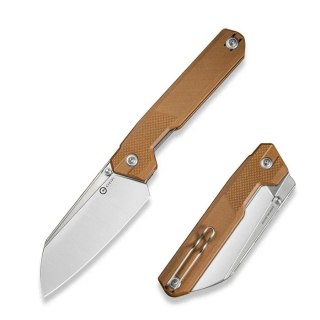 Nóż składany Civivi Hid Brown G10, Satin 14C28N by Ostap Hel (C23008-3) Civivi by WE Knife