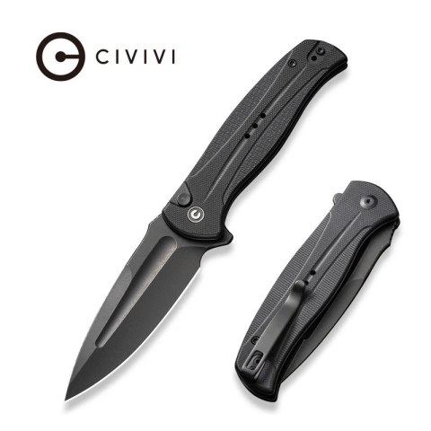 Nóż składany Civivi Incindie Black G10, Black Stonewashed 14C28N (C23053-1) Civivi by WE Knife