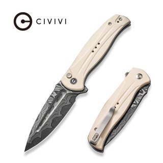 Nóż składany Civivi Incindie Ivory G10, Damascus (C23053-DS1) Civivi by WE Knife