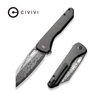 Nóż składany Civivi Nugz Black G10/Carbon Fiber, Damascus by Matthew Wehrwein (C23060-DS1) Civivi by WE Knife