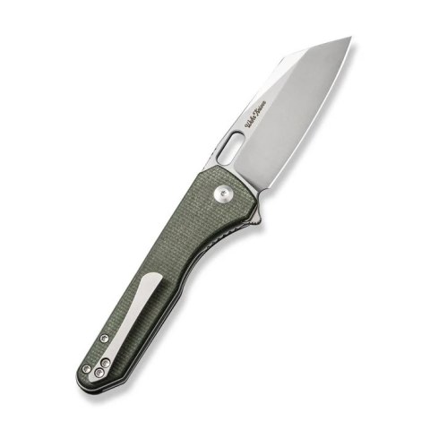 Nóż składany Civivi Nugz Green Canvas Micarta, Satin 14C28N by Matthew Wehrwein (C23060-2) Civivi by WE Knife