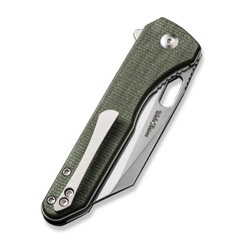 Nóż składany Civivi Nugz Green Canvas Micarta, Satin 14C28N by Matthew Wehrwein (C23060-2) Civivi by WE Knife
