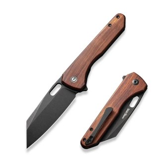 Nóż składany Civivi Nugz Guibourtia Wood, Black Stonewasahed 14C28N by Matthew Wehrwein (C23060-3) Civivi by WE Knife