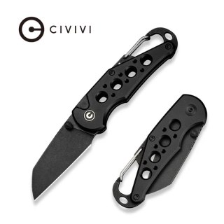 Nóż składany Civivi Pragma Black Aluminium, Black Stonewashed Nitro-V (C23062B-1) Civivi by WE Knife