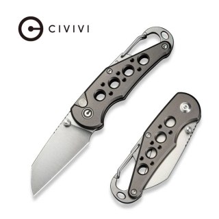 Nóż składany Civivi Pragma Gray Aluminium, Satin Nitro-V (C23062B-2) Civivi by WE Knife