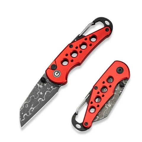 Nóż składany Civivi Pragma Red Aluminium, Damascus (C23062B-DS1) Civivi by WE Knife