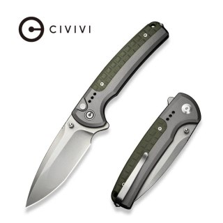 Nóż składany Civivi Sentinel Strike II Gray Aluminium/OD Green FRN, Stonewashed Nitro-V (C22025D-2) Civivi by WE Knife