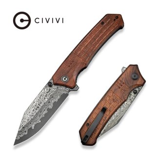 Nóż składany Civivi Tacticorix Guibourtia Wood, Damascus (C23055-DS1) Civivi by WE Knife