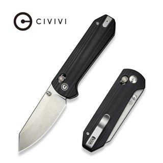 Nóż składany Civivi Yonder Black G10, Stonewashed 14C28N by Zac Whitmore (C23073-1) Civivi by WE Knife