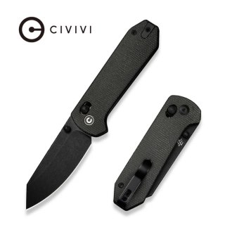 Nóż składany Civivi Yonder Dark Green Canvas Micarta, Black Stonewashed 14C28N by Zac Whitmore (C23073B-1) Civivi by WE Knife