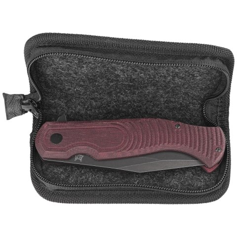 Nóż składany Fox Eastwood Tiger Burgundy Micarta, Black S90V by Gudy Van Poppel (FX-524 MB) FOX