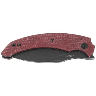Nóż składany Fox Honos Plum Jute Micarta, Black Stonewashed BECUT by Bastinelli (FX-538 MP) FOX
