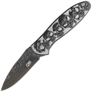 Nóż składany Herbertz CJH Skulls Stainless Steel, Titanium Coated 420 (10000355) Herbertz GmbH