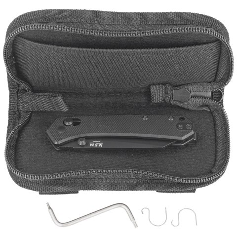 Nóż składany MKM Yipper Black G10, Black Top Shield MagnaCut by Ben Petersen (MK YP-GBKB) MKM - Maniago Knife Makers