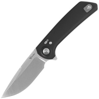 Nóż składany Reate PL-XF-A-1 Black Aluminium, Satin/Stonewashed Nitro-V Reate Knives