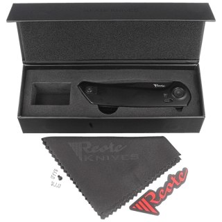 Nóż składany Reate PL-XF-A-3 Black Aluminium, Black PVD Nitro-V Reate Knives