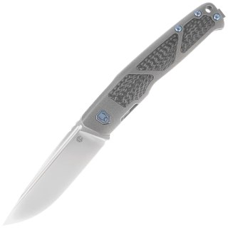 Nóż składany RikeKnife Aragil Dark Gray Titanium/Carbon Fiber, Satin M390 by Ivan D. Braginets (RK-Aragil-DG) RikeKnife Co. Ltd.