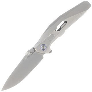 Nóż składany RikeKnife Shadow Clip Point Gray Titanium, Satin M390 (RK-Shadow-S-P) RikeKnife Co. Ltd.