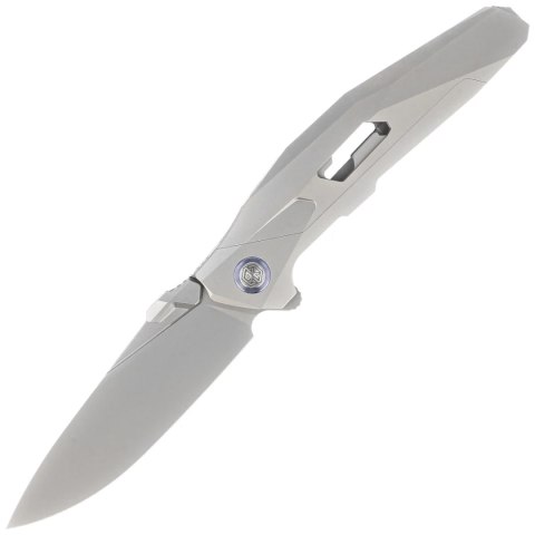 Nóż składany RikeKnife Shadow Clip Point Gray Titanium, Satin M390 (RK-Shadow-S-P) RikeKnife Co. Ltd.