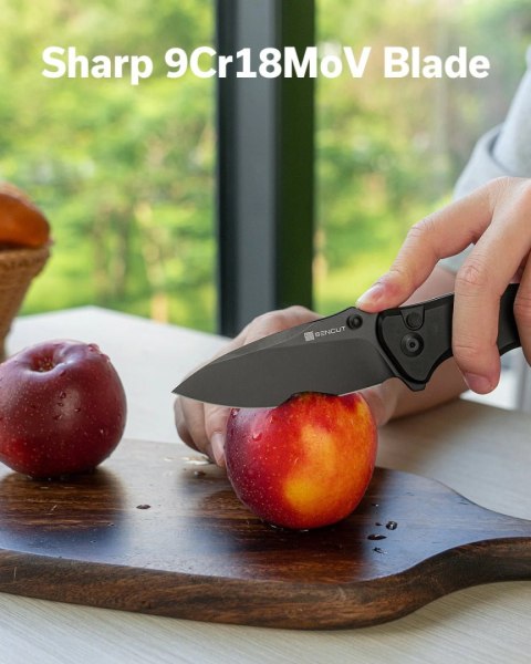 Nóż składany Sencut Cybrix Black Aluminium, Black 9Cr18MoV (S23098A-1) Sencut by We Knife