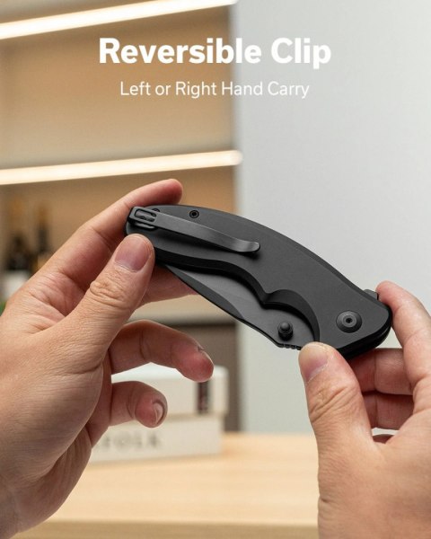 Nóż składany Sencut Cybrix Black Aluminium, Black 9Cr18MoV (S23098A-1) Sencut by We Knife