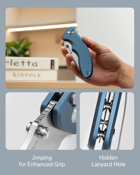 Nóż składany Sencut Cybrix Blue Aluminium, Satin 9Cr18MoV (S23098A-4) Sencut by We Knife