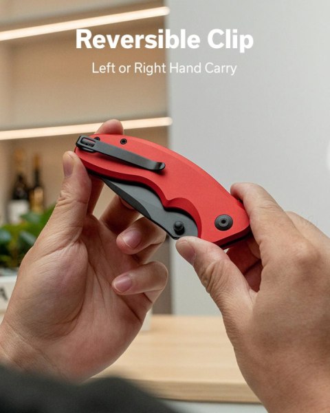 Nóż składany Sencut Cybrix Red Aluminium, Black 9Cr18MoV (S23098A-3) Sencut by We Knife