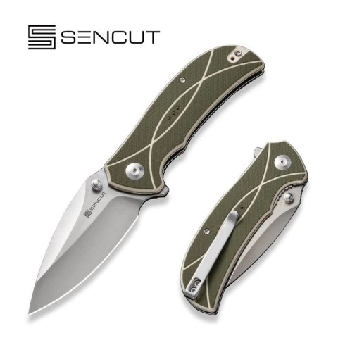 Nóż składany Sencut Hyrax Green/Ivory G10, Satin 9Cr18MoV (S23097-2) Sencut by We Knife
