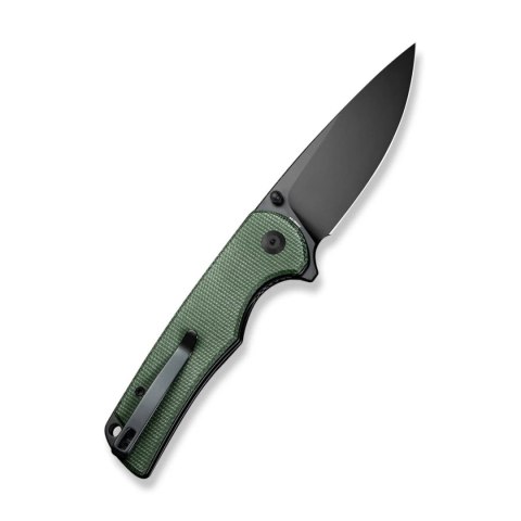 Nóż składany Sencut Praktisk Green Canvas Micarta, Black 9Cr18MoV (S24019-3) Sencut by We Knife