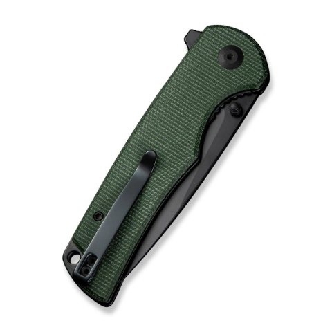 Nóż składany Sencut Praktisk Green Canvas Micarta, Black 9Cr18MoV (S24019-3) Sencut by We Knife
