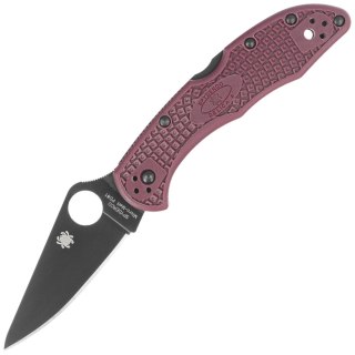 Nóż składany Spyderco Delica 4 Sprint Run Burgundy FRN, TiCN Micro-Melt PD#1 by Sal Glesser (C11BGBKP) Spyderco Inc.