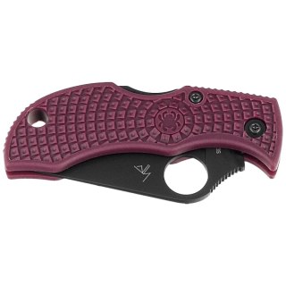 Nóż składany Spyderco Manbug Sprint Run Burgundy FRN, TiCN Micro-Melt PD#1 by Sal Glesser (MBBGBKP) Spyderco Inc.