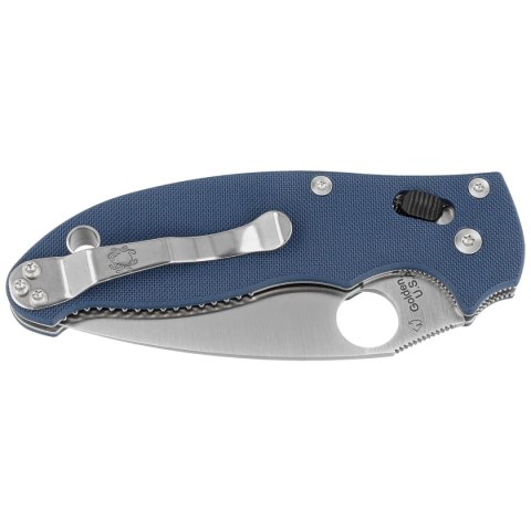 Nóż składany Spyderco Manix 2 Cobalt Blue G10, Satin CPM SPY27 by Eric Glesser (C101GPCBL2) Spyderco Inc.