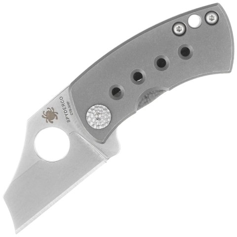 Nóż składany Spyderco McBee Gray Titanium, Stonewashed CTS XHP by Jonathan McNees (C236TIP) Spyderco Inc.