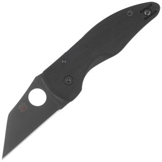 Nóż składany Spyderco MicroJimbo Black G10, Black DLC Plain CPM S30V by Michael Janich (C264GPBK) Spyderco Inc.