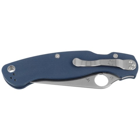 Nóż składany Spyderco Military 2 Cobalt Blue G10, Satin CPM SPY27 by Sal, Eric Glesser (C36GPCBL2) Spyderco Inc.