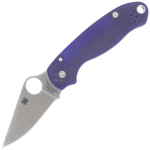 Nóż składany Spyderco Para 3 Cobalt Blue G10, Satin CPM SPY27 by Sal, Eric Glesser (C223GPCBL) Spyderco Inc.