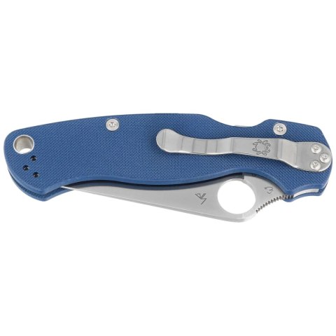 Nóż składany Spyderco Para Military 2 Cobalt Blue G10, Satin CPM SPY27 by Sal, Eric Glesser (C81GPCBL2) Spyderco Inc.