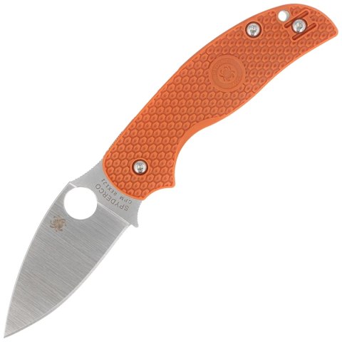 Nóż składany Spyderco Sage 5 Burnt Orange FRN, Satin Plain CPM REX 121 (C123BORP) Spyderco Inc.